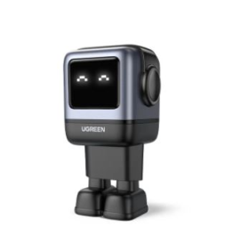 UGREEN USB-A+2*USB-C 65W Robot GaN Tech Fast Charger-Grey